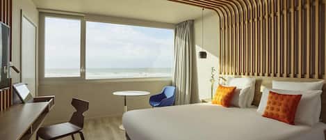 Superior Room, 1 Queen Bed, Sea View | Free minibar items, in-room safe, desk, blackout curtains