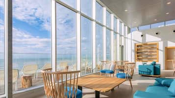 Beach views, open daily