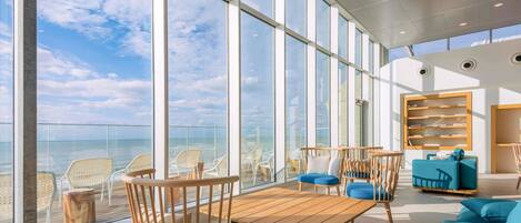 Beach views, open daily