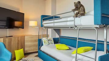 Free minibar items, in-room safe, desk, blackout curtains