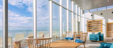 Beach views, open daily