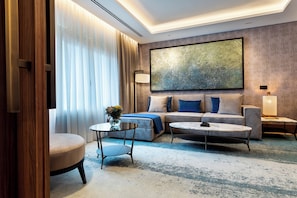 Suite Spa Velazquez "The Wellington Club" | 起居區 | 55-吋 LCD 液晶電視、有線頻道、電視、付費電影