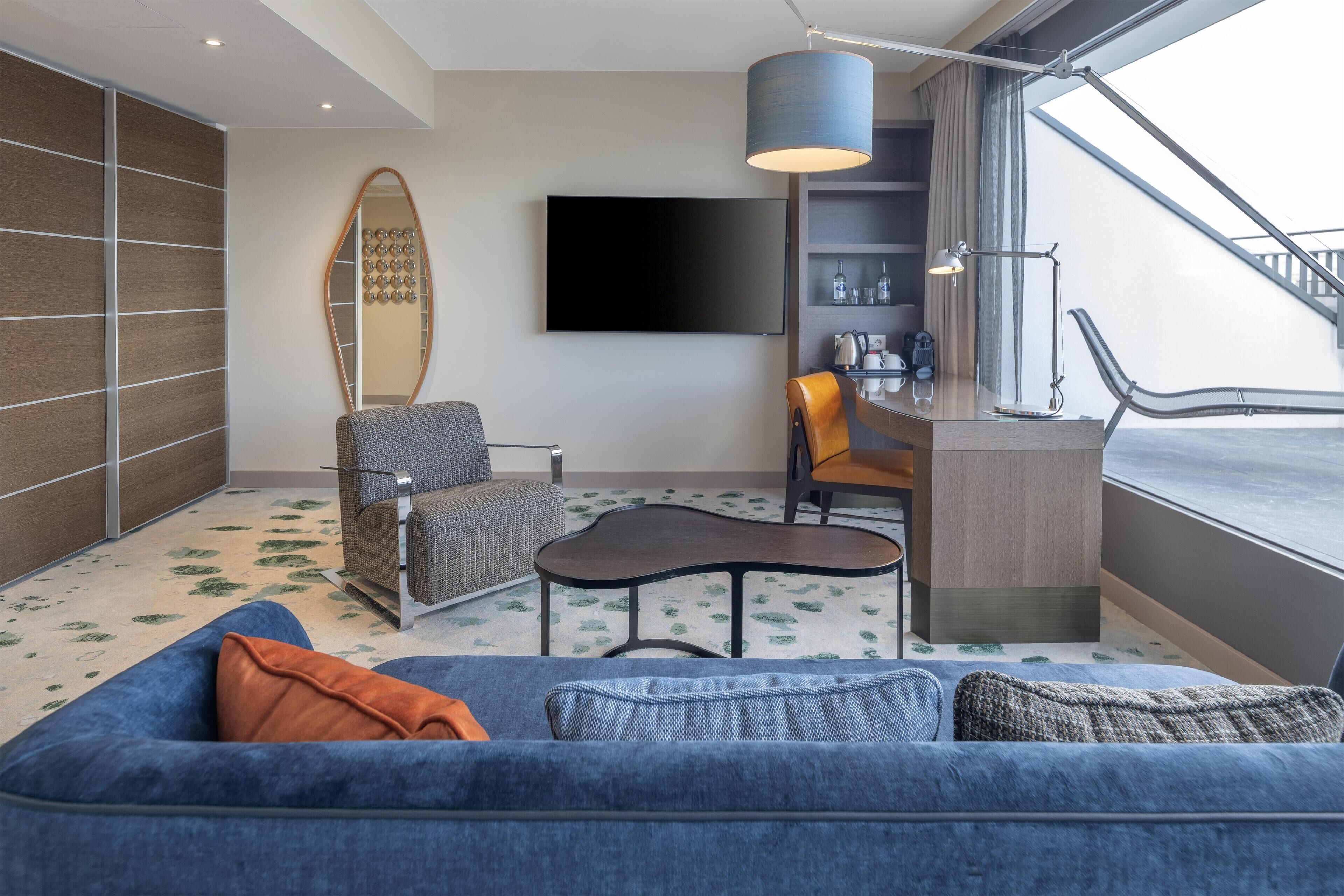 Junior-Zimmer, 1 King-Bett, Terrasse | Ausblick vom Zimmer