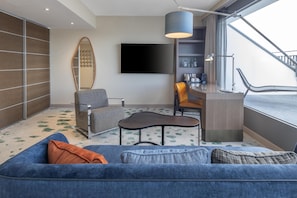 Junior Room, 1 King Bed, Terrace | View from room - Hilton Geneva Hotel and Conference Centre (Le Grand-Saconnex)