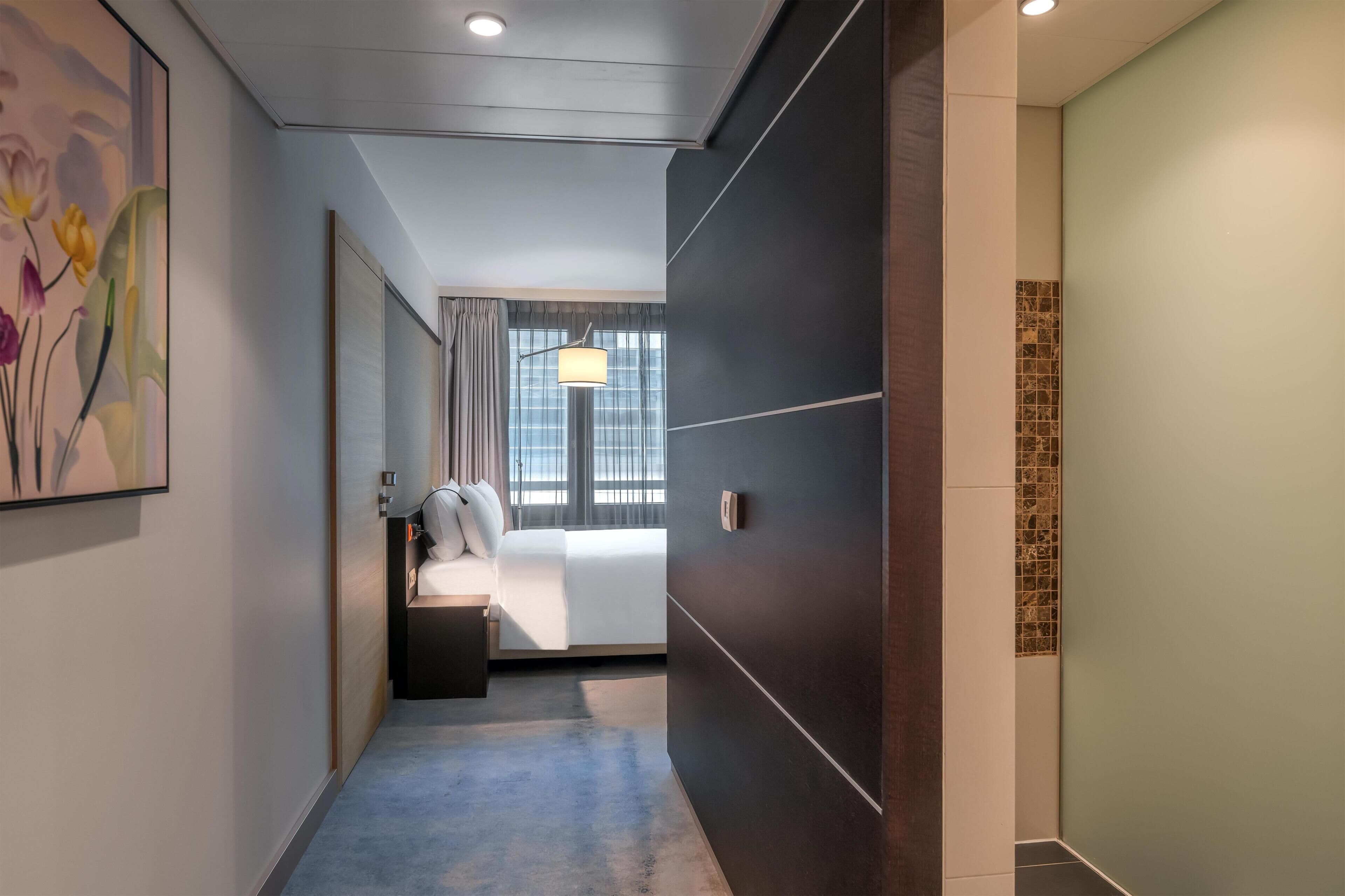 Chambre, 1 grand lit, accessible aux personnes à mobilité réduite