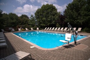 Seasonal outdoor pool