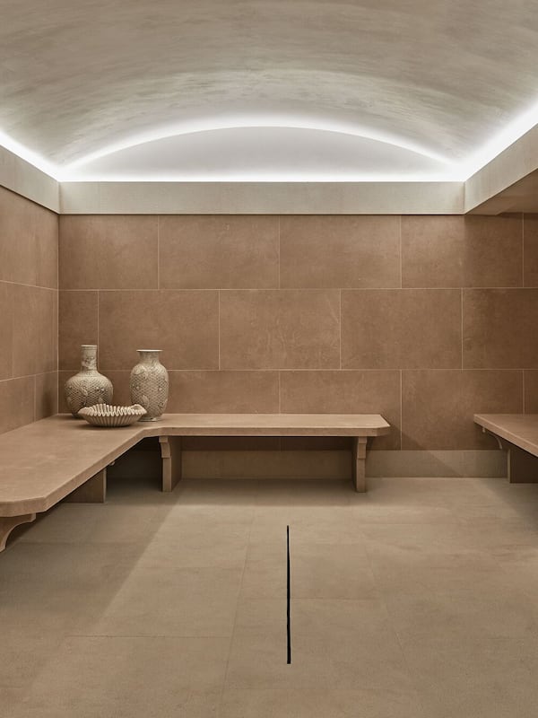 Couples treatment rooms, sauna, steam room, Turkish bath