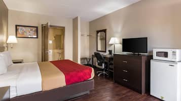 Room, 1 King Bed, Accessible, Non Smoking | Free WiFi, bed sheets