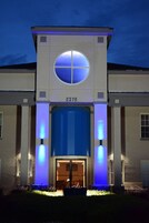 Front of property - evening/night