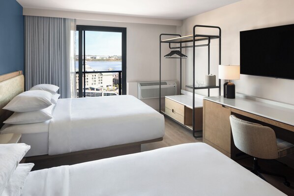 Premium Room, 2 Queen Beds, Harbor View | 1 bedroom, premium bedding, pillowtop beds, in-room safe