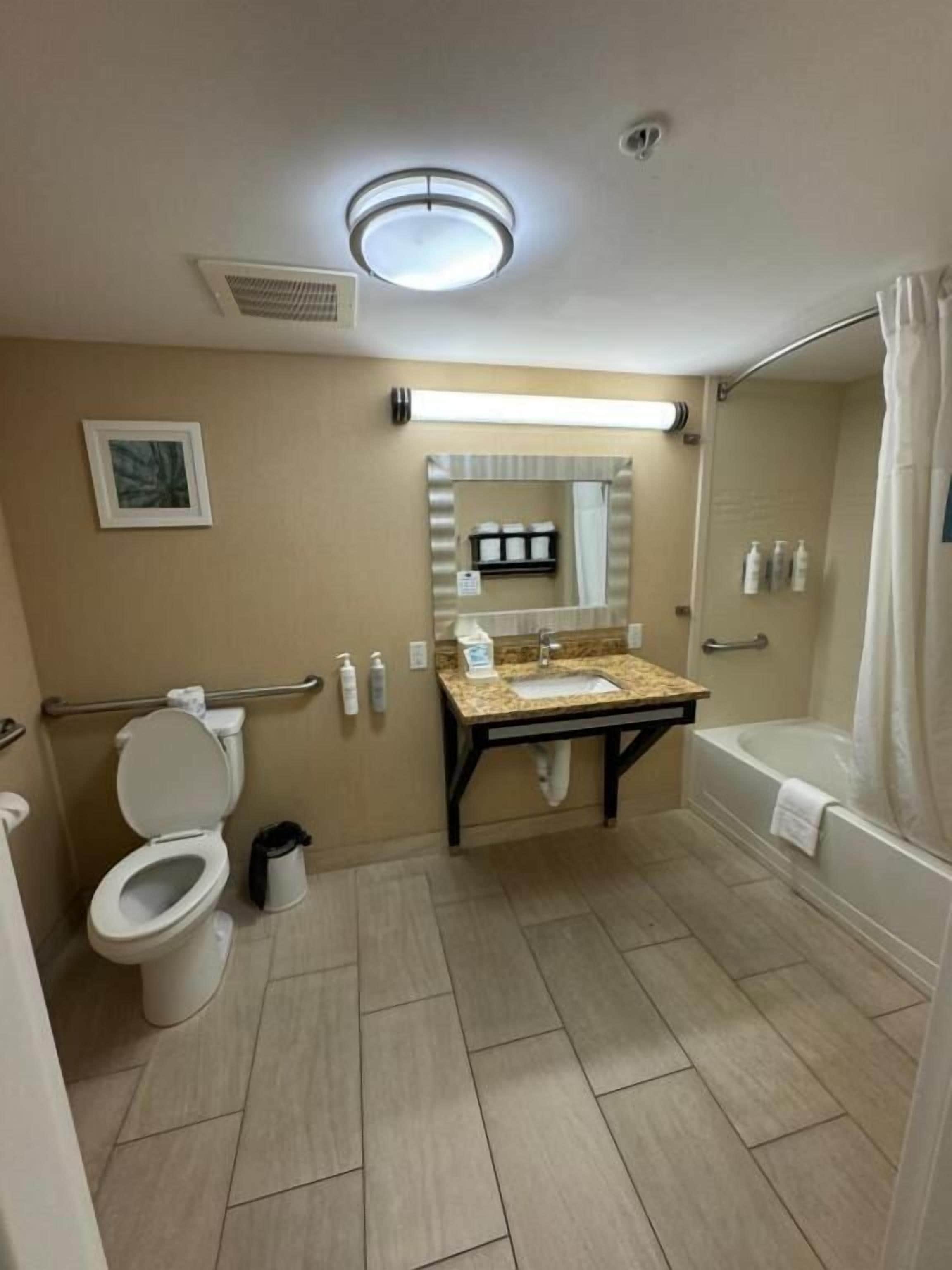 free toiletries, hair dryer, towels, soap