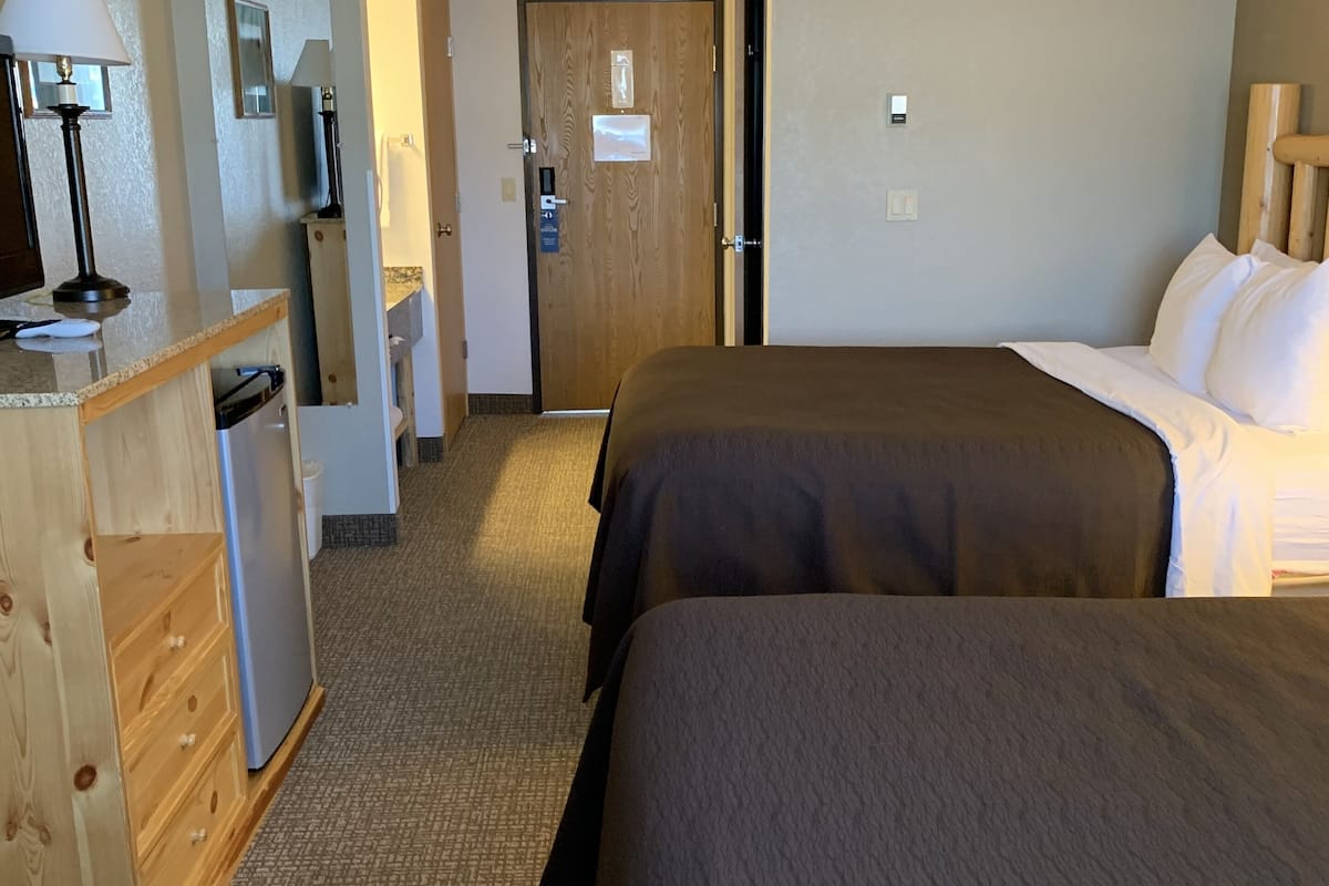 blackout curtains, iron/ironing board, free wifi, bed sheets