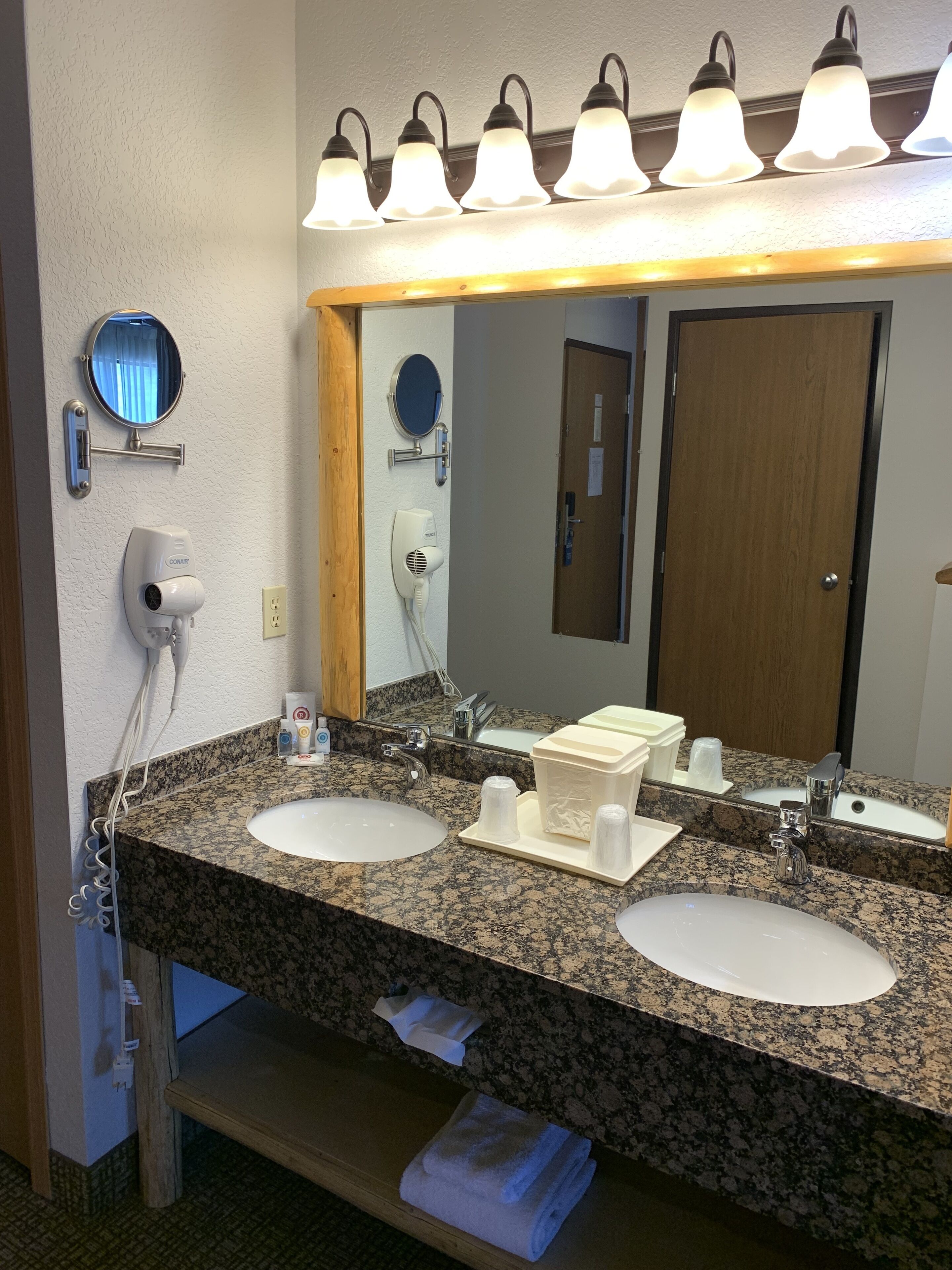 blackout curtains, iron/ironing board, free wifi, bed sheets