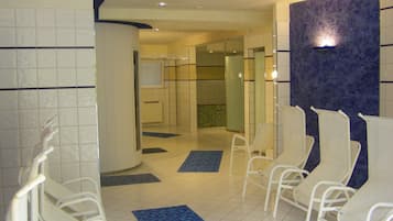 Sauna, hot tub, body treatments, body wraps, body scrubs, facials