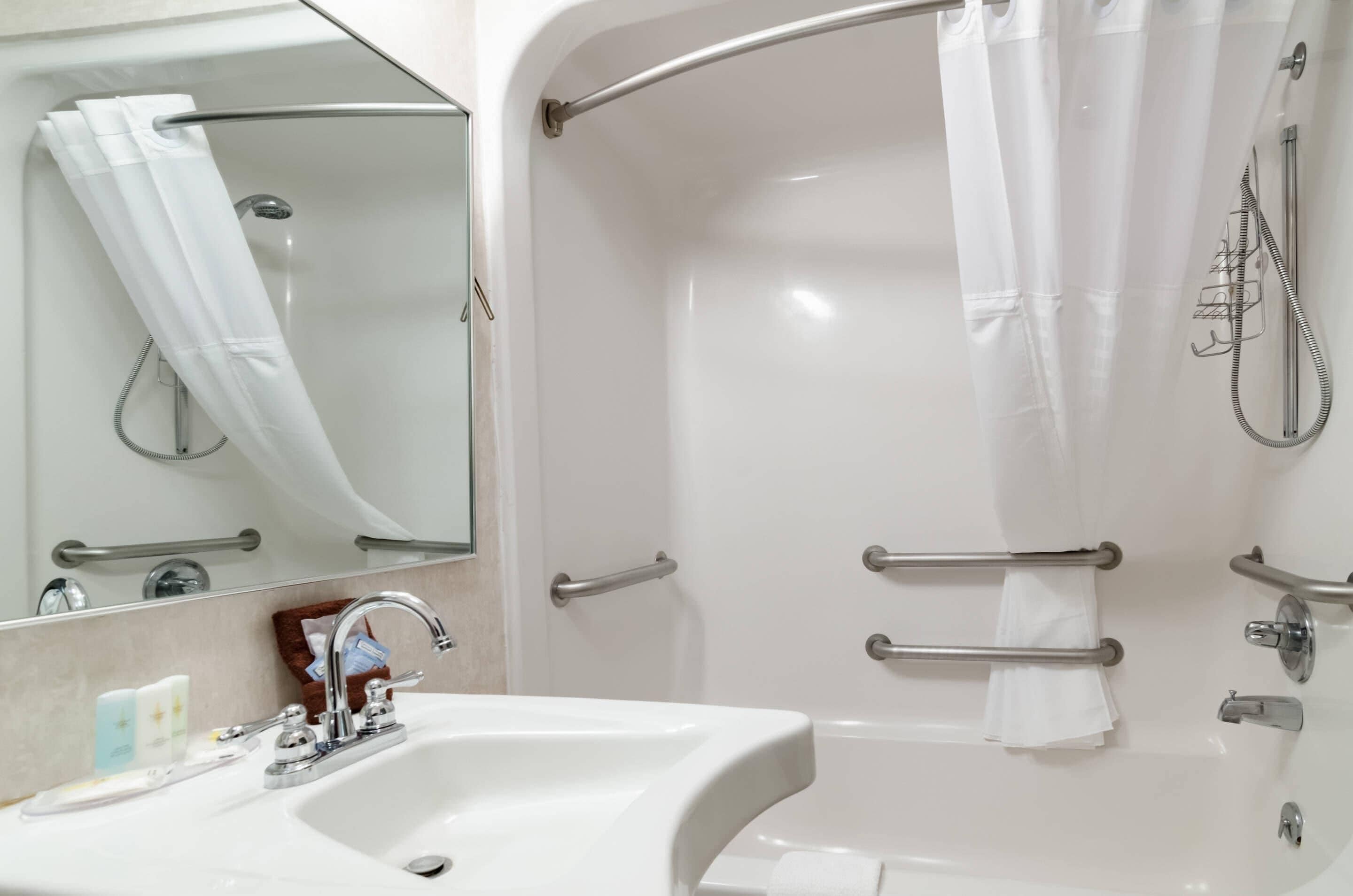 Chambre, 1 grand lit, accessible aux personnes à mobilité réduite, non-fumeur