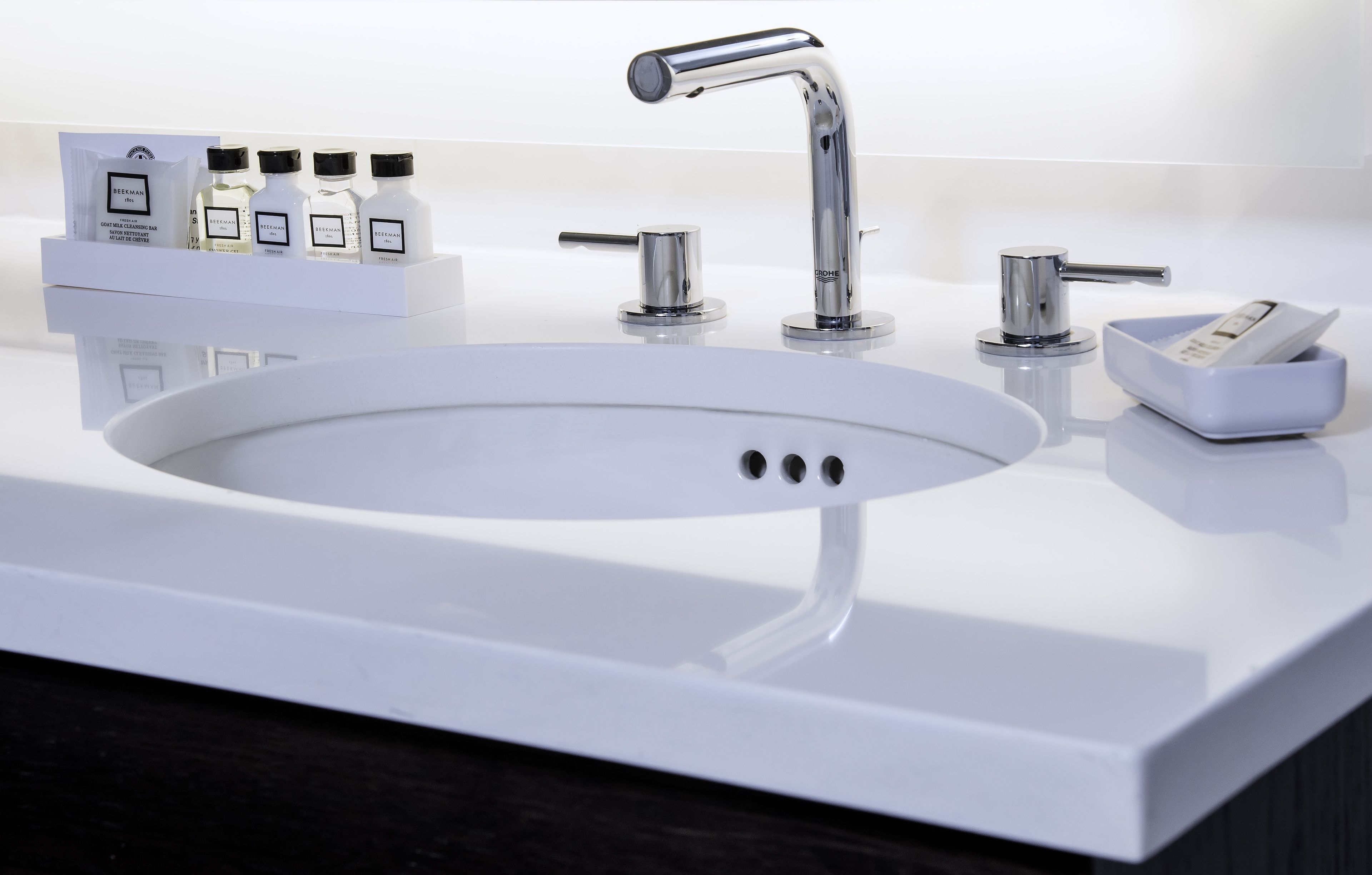 shower, designer toiletries, hair dryer, bathrobes