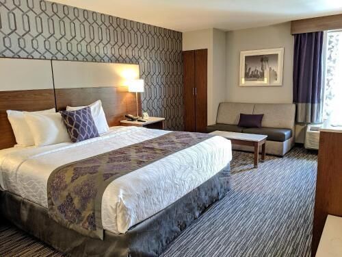 In-room safe, desk, blackout drapes, iron/ironing board