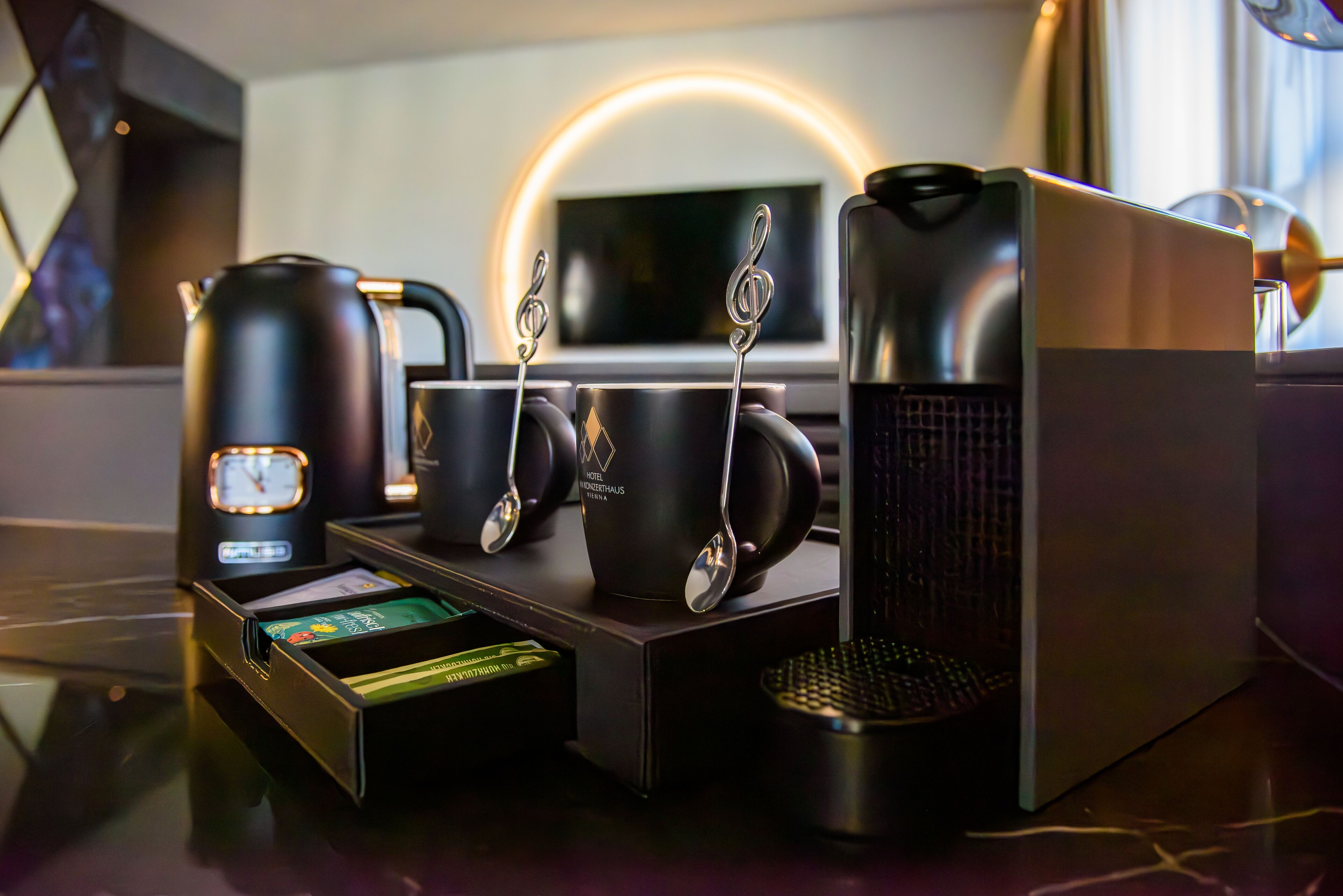 premium bedding, select comfort beds, in-room safe, desk