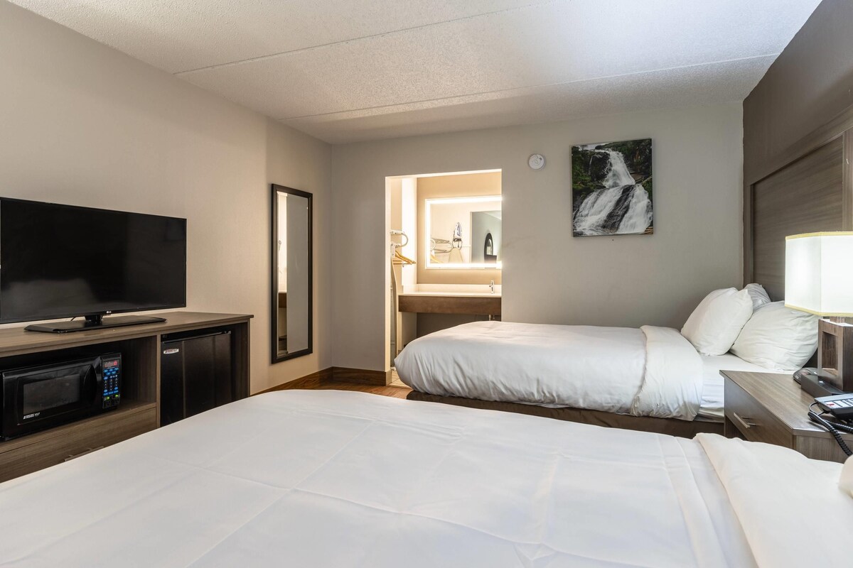 Chambre Standard, 2 lits doubles, non-fumeur | Bureau, accès au Wi-Fi (inclus), décor unique, ameublement unique