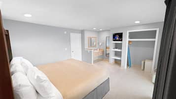 Premium bedding, Select Comfort beds, in-room safe, blackout drapes