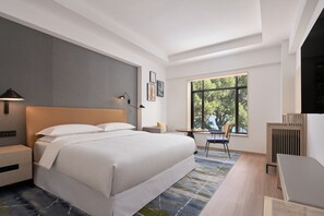 1 quarto, roupas de cama premium, frigobar, cofres nos quartos