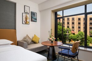 Premium bedding, minibar, in-room safe, blackout drapes