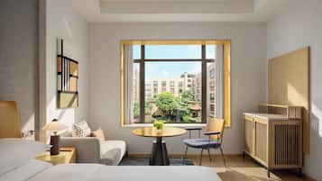 Premium bedding, down duvets, minibar, in-room safe