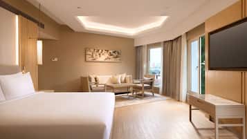 Minibar, in-room safe, desk, blackout curtains