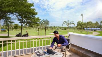 Minibar, in-room safe, desk, blackout curtains