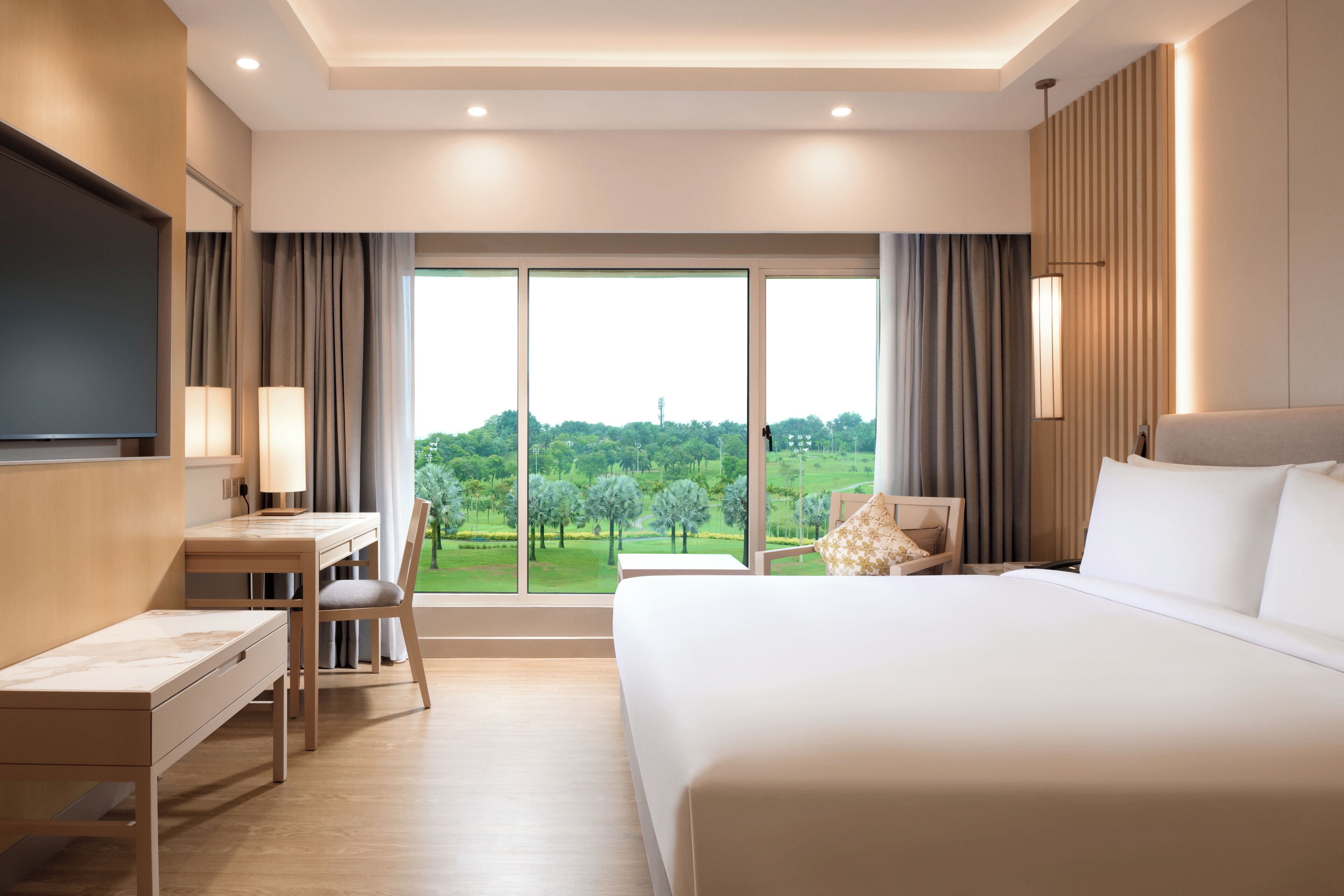 Minibar, in-room safe, desk, blackout curtains