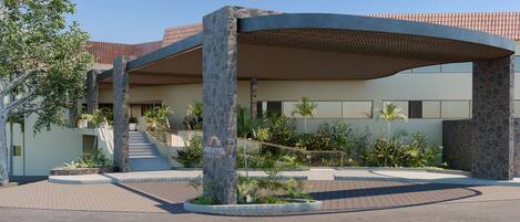 Facciata della struttura