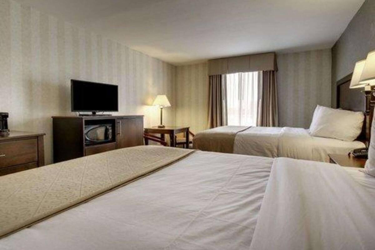 blackout curtains, iron/ironing board, free internet, bed sheets