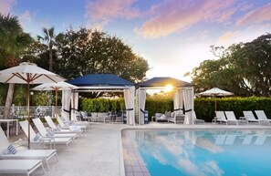 Outdoor pool, open 9 AM to 9 PM, pool cabanas (surcharge) - Jekyll Island Club Resort (Jekyll Island)