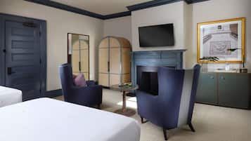 In-room safe, desk, laptop workspace, blackout curtains