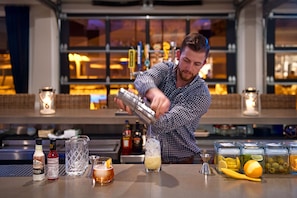 Poolside bar