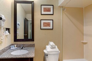 Hair dryer, towels