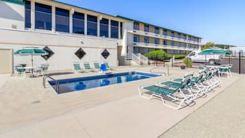 Seasonal outdoor pool