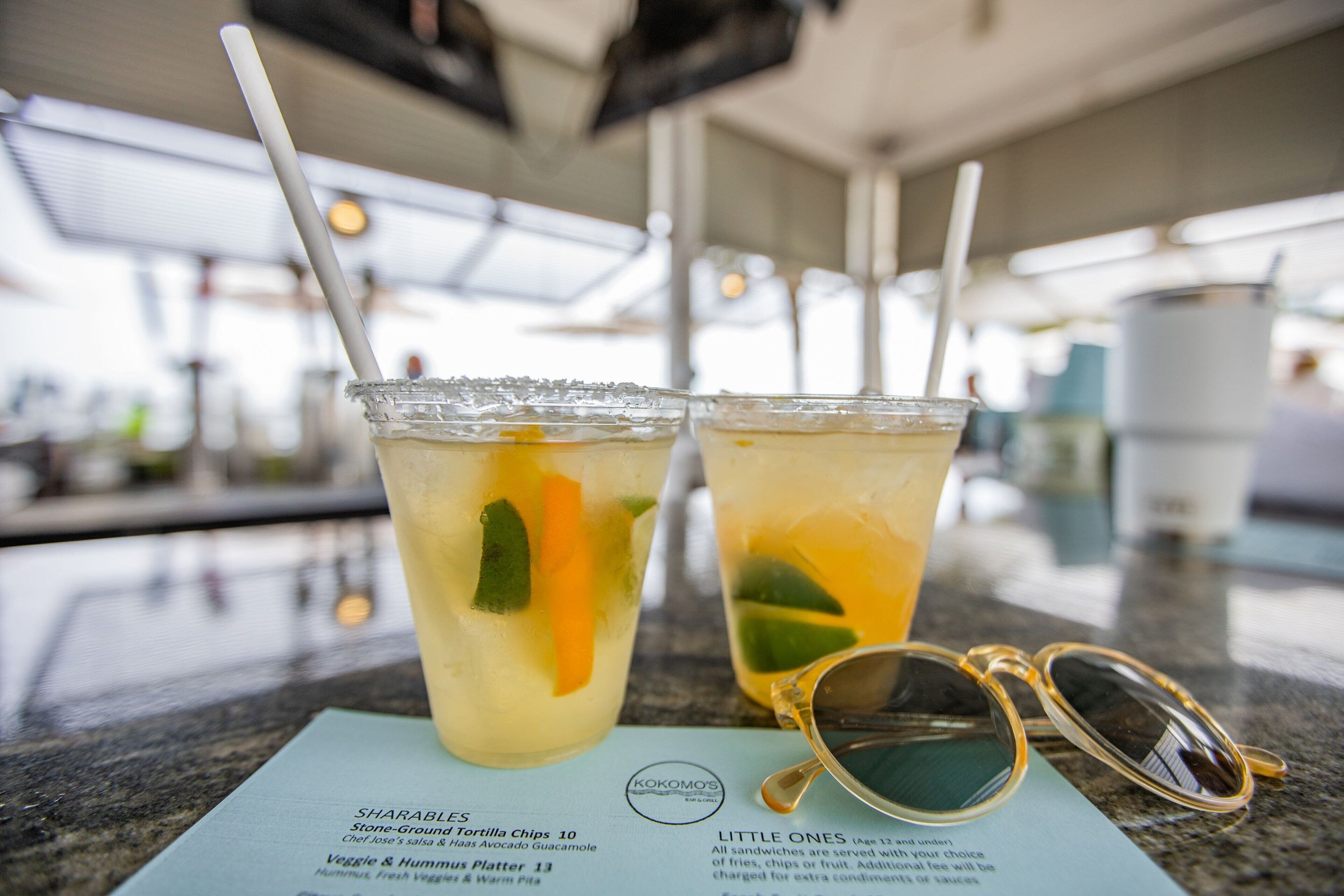 Poolside bar