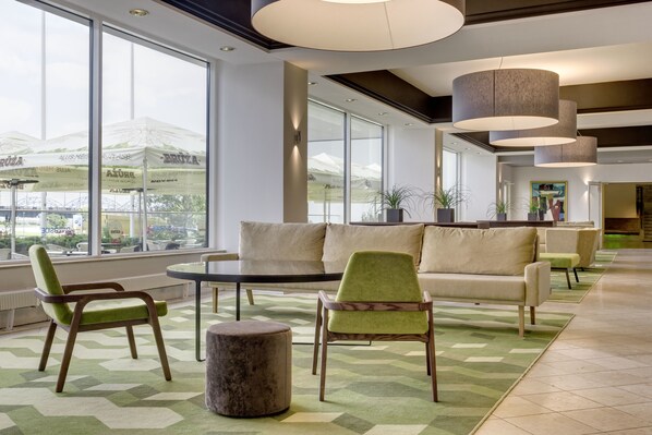 Sala de estar en el lobby