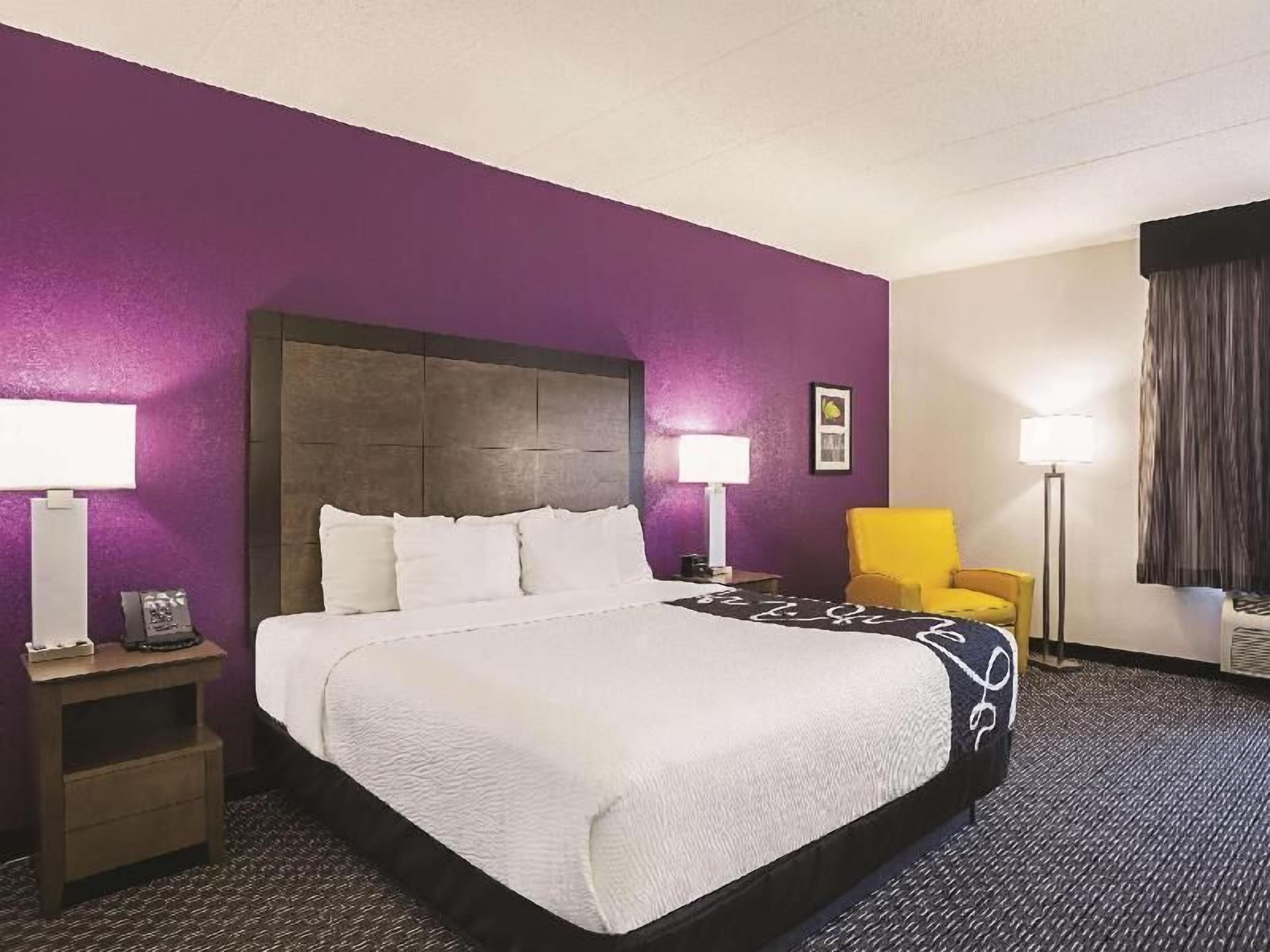 Premium bedding, desk, blackout curtains, iron/ironing board