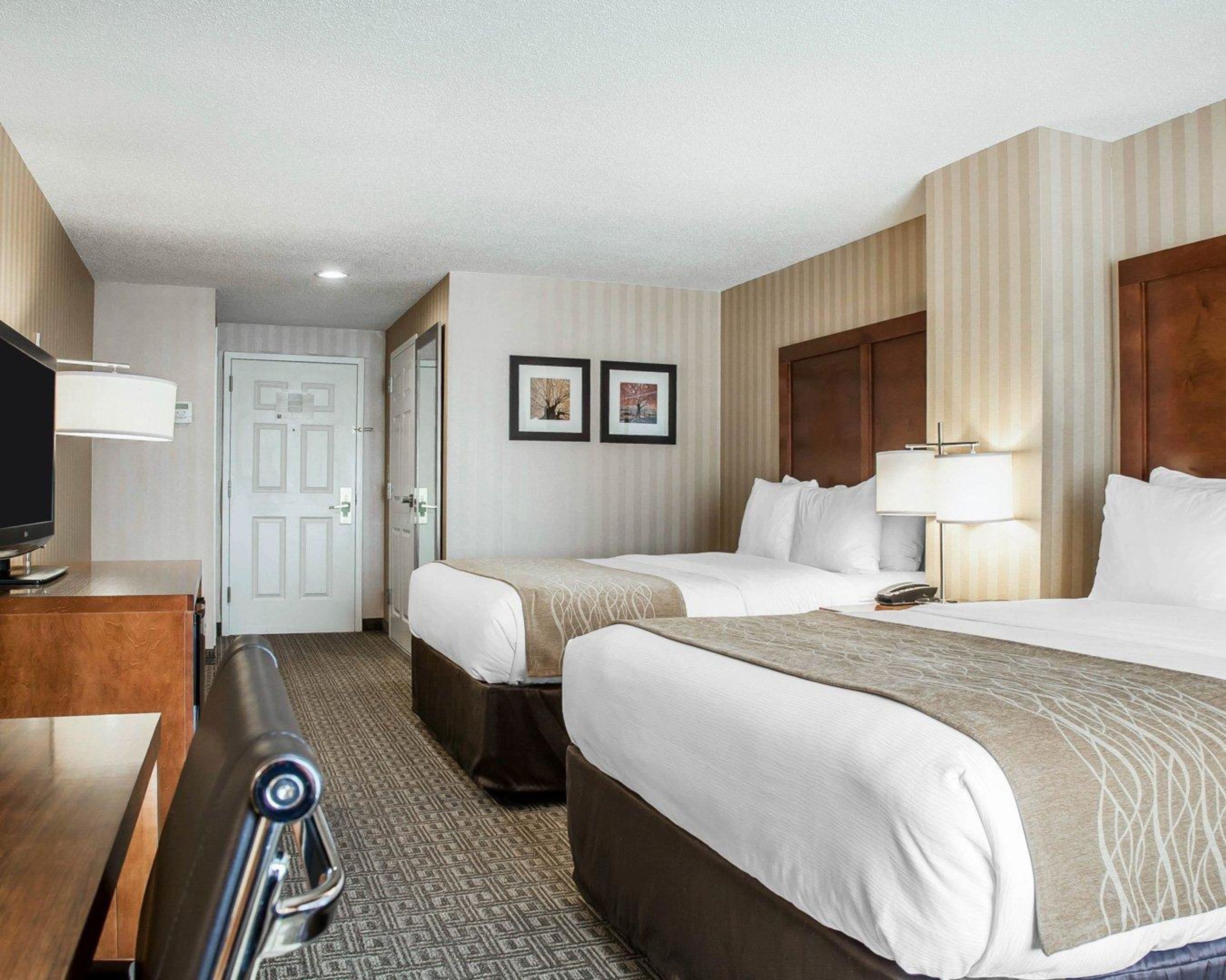 standard room, 2 queen beds, non smoking | premium bedding, in-room safe, desk, soundproofing