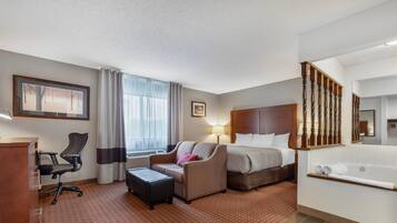 In-room safe, desk, iron/ironing board, WiFi (free)