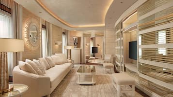 Presidential Suite, 1 King Bed | Living room