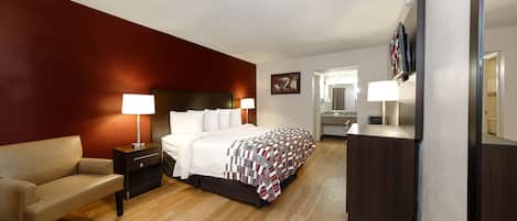 Desk, blackout drapes, free cribs/infant beds, free WiFi