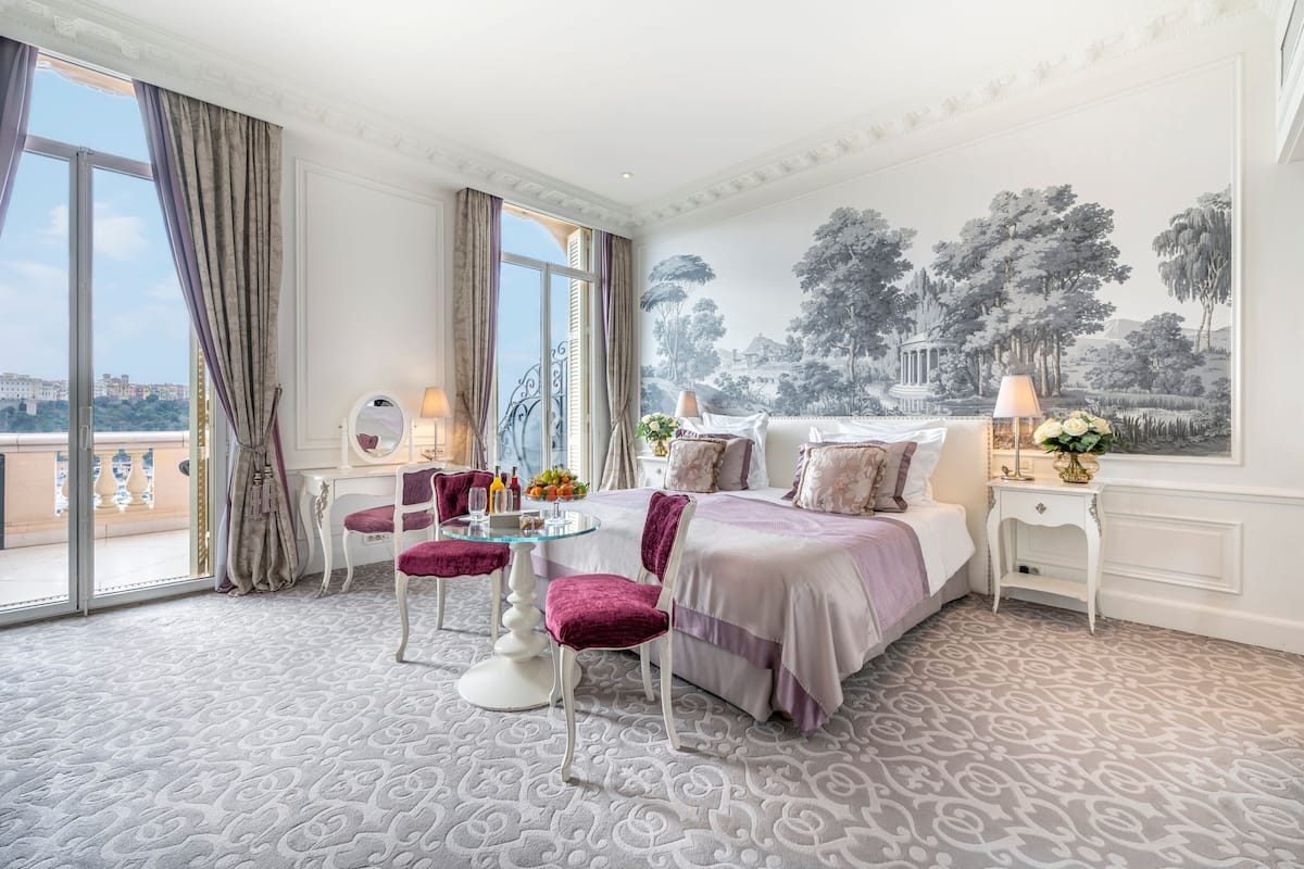 Exclusieve kamer, terras, uitzicht op zee | Luxe beddengoed, een minibar, een kluis op de kamer