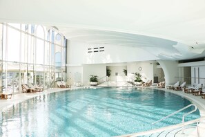 Indoor pool, cabanas (surcharge), sun loungers