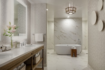 Presidential Suite (ANDALUSIA) | In-room safe, desk, laptop workspace, blackout drapes at Hyatt Regency Coral Gables