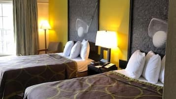 Desk, iron/ironing board, free WiFi, bed sheets