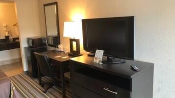 Desk, iron/ironing board, free WiFi, bed sheets