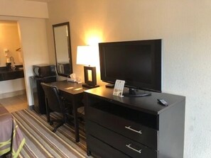Desk, iron/ironing board, free WiFi, bed sheets